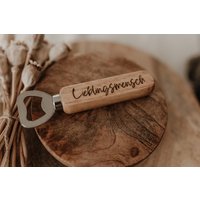 Flaschenöffner Lieblingsmensch I Geschenkidee Mann Schatz Freund Flaschenöffner Lieblingsmensch I Geschenkidee Mann Schatz Freund von tausendschoenPauline