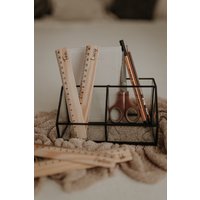 Holzlineal Mit Name Personalisiert von tausendschoenPauline