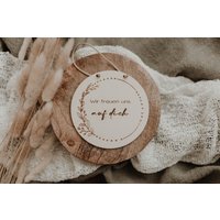 Holzschild Wir Freuen Uns Auf Dich Baby Holzschild Wir Freuen Uns Auf Dich Baby von tausendschoenPauline