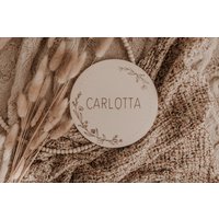 Namensschild Türschild Personalisiert Holzscheibe Mit Namen Namensschild Türschild Personalisiert Holzscheibe Mit Namen von tausendschoenPauline