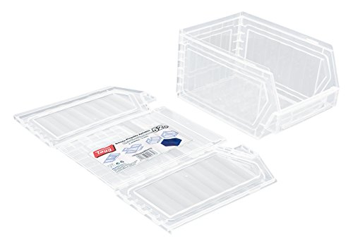 Tayg 202346 Satz aus 5 Stück. Klappbares und stapelbares Schubfach Nr.53P 5er-Set Lagersichtkästen, Kunststoff, transparent, faltbar, 236 x 160 x 130 mm Tayg 202346 Satz aus 5 Stück. Klappbares und stapelbares Schubfach Nr.53P 5er-Set Lagersichtkästen, Kunststoff, transparent, faltbar, 236 x 160 x 130 mm von Tayg