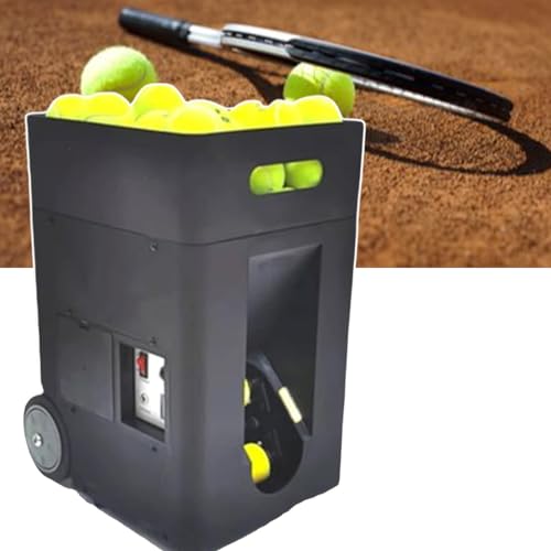 tbanvoo Automatische Tennisball-Werfer-Maschine – Tennis-Trainingsgerät oder Kinder und Anfänger, speziell für Coaching und Einsteiger-Sparring entwickelt von tbanvoo