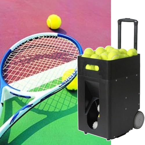 tbanvoo Tennisballserver, Einstellbarer Startwinkel, Integrierte Batteriestromversorgung, 24V5A, FüR Tennistraining von tbanvoo