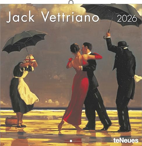 Jack Vettriano 2026 - Wand-Kalender - Broschüren-Kalender - 30x30 - 30x60 geöffnet - Kunst-Kalender von N NEUMANNVERLAGE