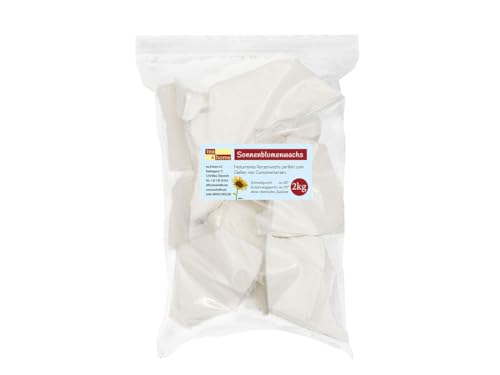 tea4chill Hochwertiges Sonnenblumenwachs 2kg für Containerkerzen – 100% natürliches Wachs, nachhaltiges Naturwachs vegan zum selber Kerzengießen. tea4chill Hochwertiges Sonnenblumenwachs 2kg für Containerkerzen – 100% natürliches Wachs, nachhaltiges Naturwachs vegan zum selber Kerzengießen. von tea4chill