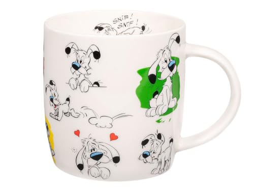 tea4chill Könitz Kaffeetasse Asterix - Snif! Snif!. Teetasse 350ml, Porzellan. Design modern, bunt von tea4chill