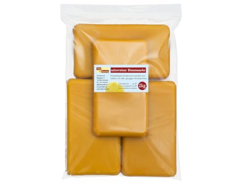 tea4chill Premium Bienenwachs 2kg für Kerzenherstellung – 100% natürliches Wachs, nachhaltiges Naturwachs vegan zum selber Kerzengießen. tea4chill Premium Bienenwachs 2kg für Kerzenherstellung – 100% natürliches Wachs, nachhaltiges Naturwachs vegan zum selber Kerzengießen. von tea4chill