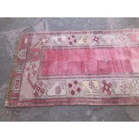 Vintage Patchwork Oushak Läufer Wollteppich | 70 X 150 cm Vintage Patchwork Oushak Läufer Wollteppich | 70 X 150 cm von teatimerugs