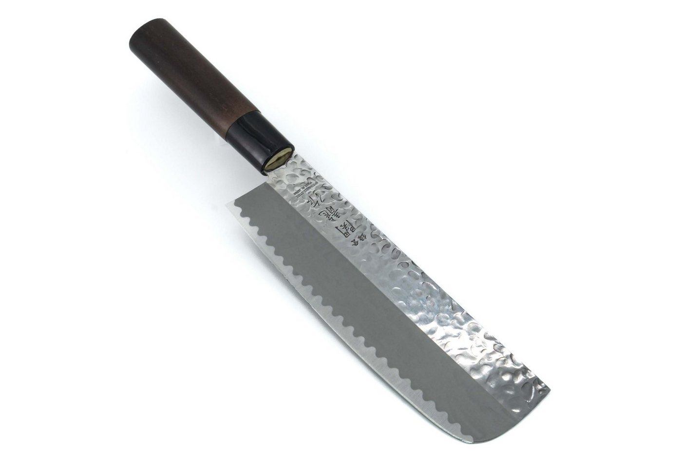 teayumi Asiamesser Sekiryu Nakiri Hocho Kochmesser Silber Braun Schwarz von teayumi