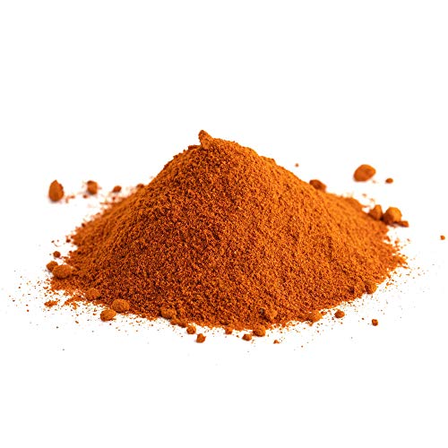 @tec Premium Pigmentpulver, Eisenoxid, Oxidfarbe - 1kg Farbpigmente/Trockenfarbe für Beton + Wandfarbe/Tolle Akzente in Haus und Garten/Pigmentfarbe orange von @tec