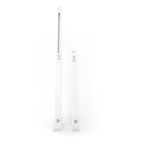 Technaxx 2 Sets Solar-Panel-Halterung TX-246, Universell Verstellbare Halterung - Bis zu 45° Neigung, 3 Montagemöglichkeiten (Wand/Boden/Geländer), beschichteter Stahl, für 35-mm-Paneele von technaxx