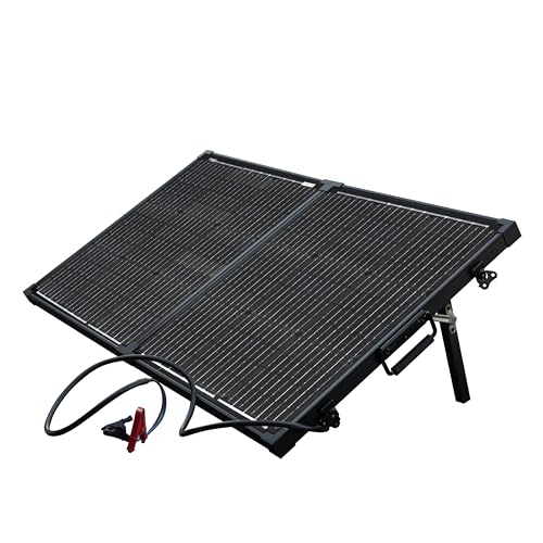 Technaxx Faltbarer 100W Solarkoffer TX-215 - Monokristallines tragbares Solarpanel mit Laderegler inkl. LCD-Anzeige - Ideal für Garten, Camping, etc, lädt z.B. eine Auto- oder eine Wohnmobil-Batterie Technaxx Faltbarer 100W Solarkoffer TX-215 - Monokristallines tragbares Solarpanel mit Laderegler inkl. LCD-Anzeige - Ideal für Garten, Camping, etc, lädt z.B. eine Auto- oder eine Wohnmobil-Batterie von technaxx