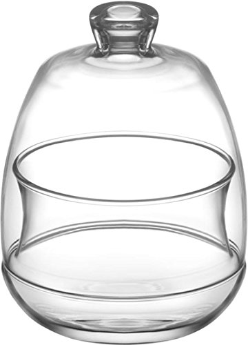 LAV Zuckerschale aus hochwertigem Glas Kapazität: 255 ml Zuckerdose Marmeladenglas Serie Cilek von Boppon