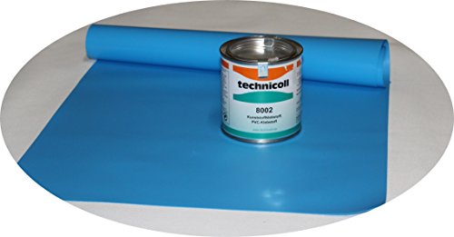 Jeha Pool Reparaturset mit Kleber 290 gr. PVC Kleber Folien Reparaturset Poolflicken + Kleber Schwimmbad Verschiedene Größen (35 x 140 cm) von technicoll