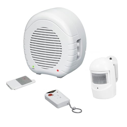 Indexa Artikelset EW01 + MA80P + MA80R Elektronischer Wachhund mit Fernbedienung, Funk-Bewegungsmelder und Einer Zusatz Funk-Fernbedienung von technik@all