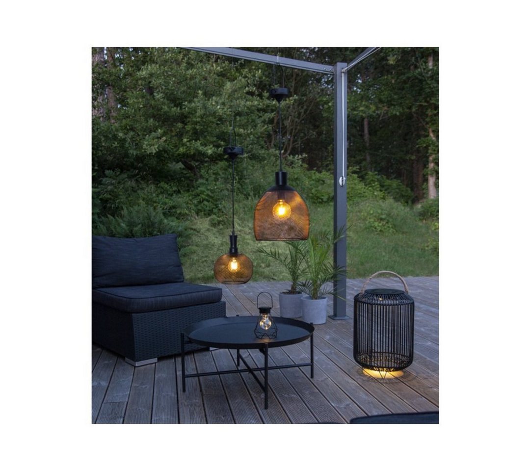 technik@all Hängeleuchten Combi 2er Set LED Solar Lampen hängend schwarz 29x35cm und 19x24cm technik@all Hängeleuchten Combi 2er Set LED Solar Lampen hängend schwarz 29x35cm und 19x24cm von technik@all