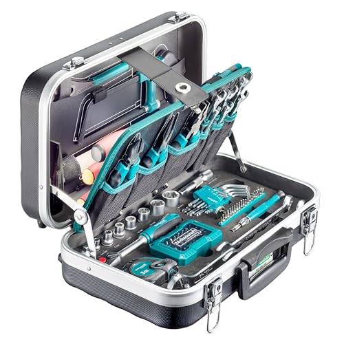 technocraft ABS Werkzeugkoffer Pro Mini 109-teilig - Kompaktes Werkzeug Set für den Haushalt oder Unterwegs im KFZ - Werkzeugkoffer gefüllt mit Bits, Schraubenzieher uvm. 5,4 kg | Schweizer Marke technocraft ABS Werkzeugkoffer Pro Mini 109-teilig - Kompaktes Werkzeug Set für den Haushalt oder Unterwegs im KFZ - Werkzeugkoffer gefüllt mit Bits, Schraubenzieher uvm. 5,4 kg | Schweizer Marke von technocraft