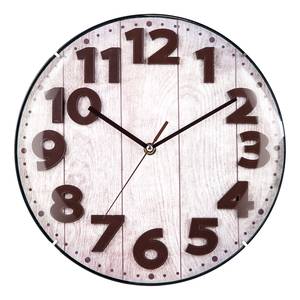 home24 Wanduhr WT 7430 Kunststoffgehäuse / Glasabdeckung Ø 31cm Braun home24 Wanduhr WT 7430 Kunststoffgehäuse / Glasabdeckung Ø 31cm Braun von home24