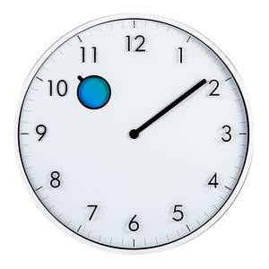 home24 Wanduhr WT 7630 Kunststoffgehäuse Ø 27cm Silber home24 Wanduhr WT 7630 Kunststoffgehäuse Ø 27cm Silber von home24