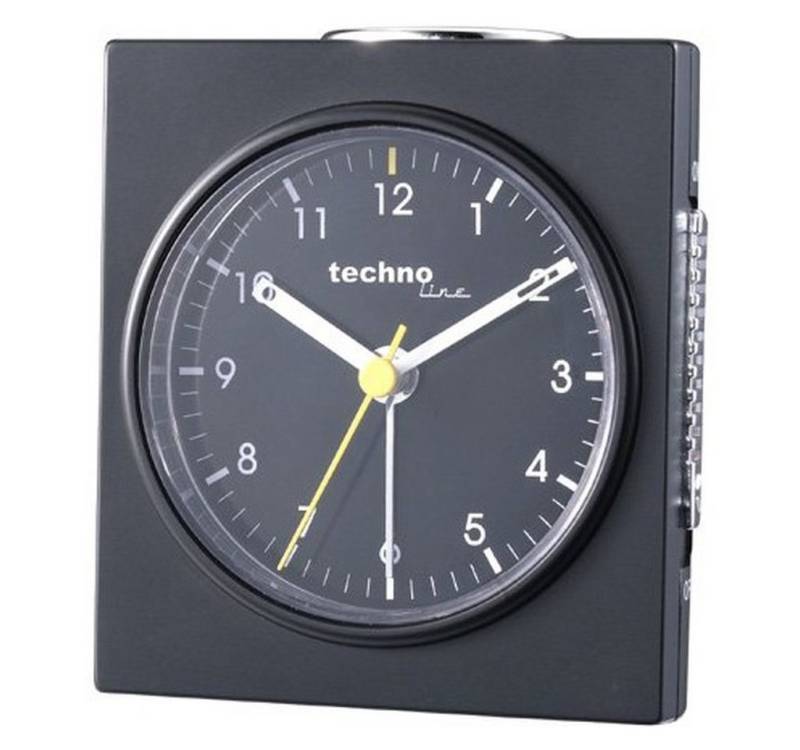 technoline Funkwecker Quarzwecker Modell Q schwarz von technoline