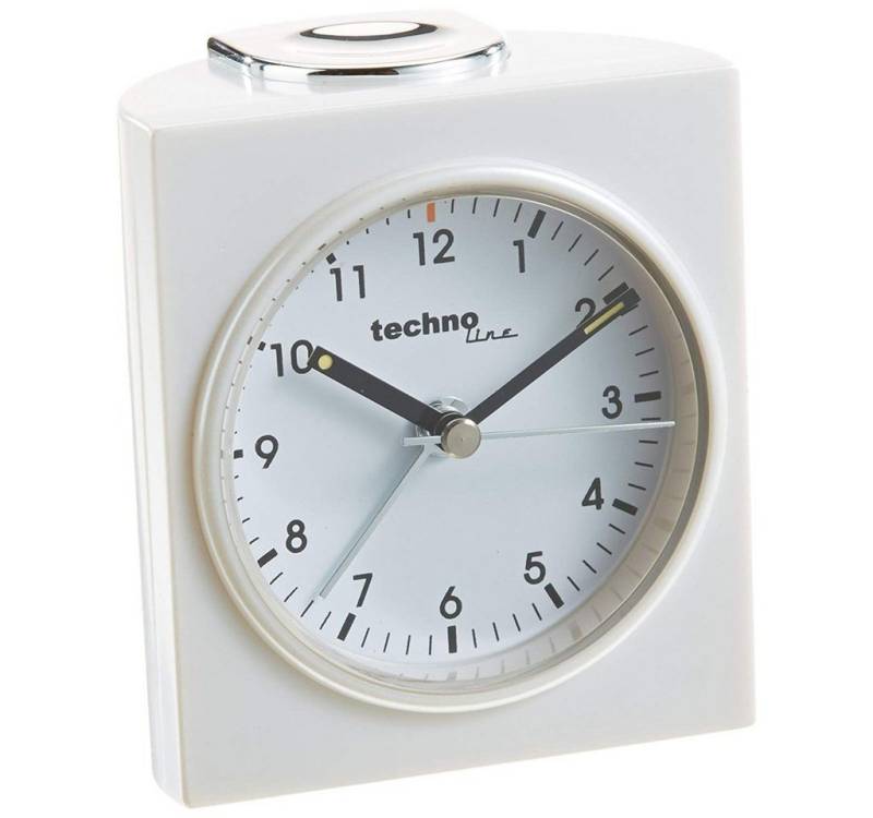 technoline Funkwecker Quarzwecker Modell Q weiß von technoline