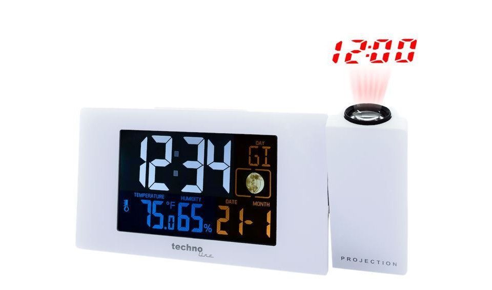technoline Funkwecker Technoline Projektions-Funkwecker WT 537 weiß technoline Funkwecker Technoline Projektions-Funkwecker WT 537 weiß von technoline