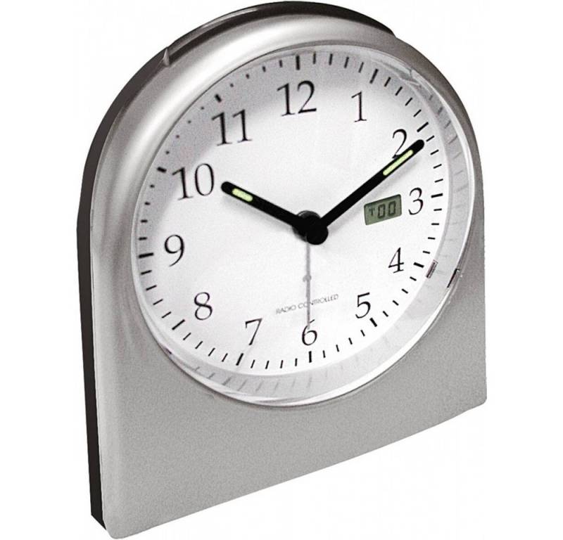 technoline Funkwecker Technoline WT 755 Silber Uhr. von technoline
