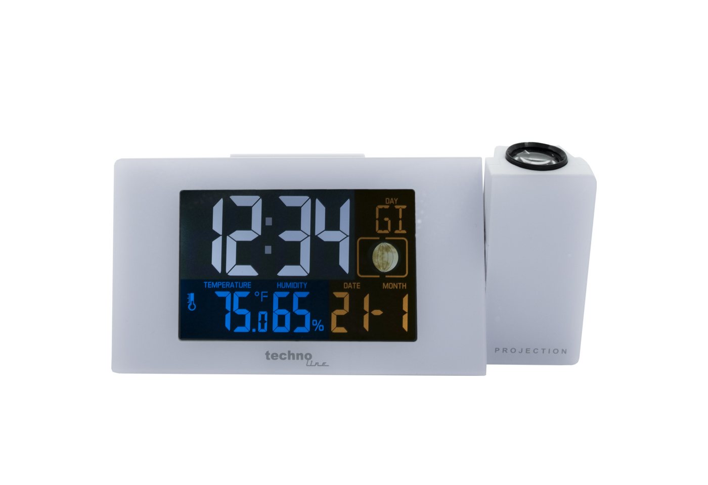 technoline Kinderwecker WT 537 - Projektions-Funkwecker mit Innentemperatur- und luftfeuchtea technoline Kinderwecker WT 537 - Projektions-Funkwecker mit Innentemperatur- und luftfeuchtea von technoline