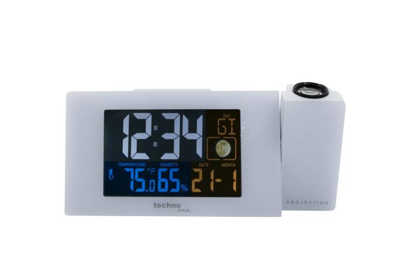 technoline Kinderwecker WT 537 - Projektions-Funkwecker mit Innentemperatur- und luftfeuchtea technoline Kinderwecker WT 537 - Projektions-Funkwecker mit Innentemperatur- und luftfeuchtea von technoline