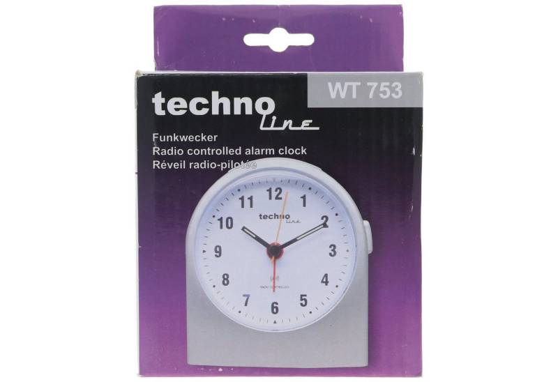 technoline Kinderwecker WT 753 Funkwecker Silber Weckerzeiten 1 fluoreszierende Zeiger technoline Kinderwecker WT 753 Funkwecker Silber Weckerzeiten 1 fluoreszierende Zeiger von technoline