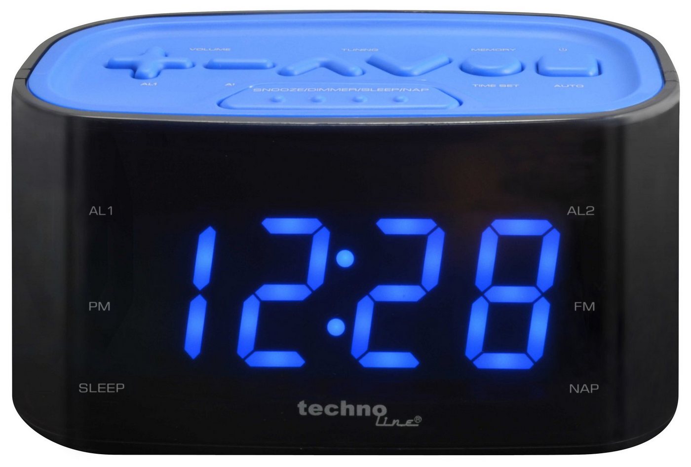 technoline Radiowecker WT 465 mit Senderspeicher und Sleep-Timer von technoline