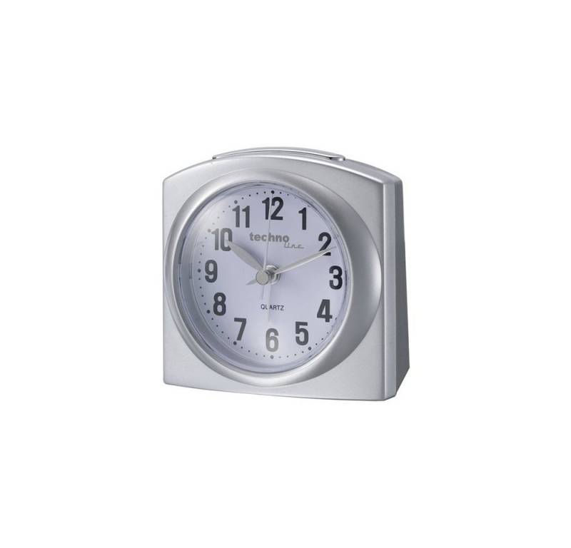 technoline Reisewecker Quarzwecker Modell L silber von technoline