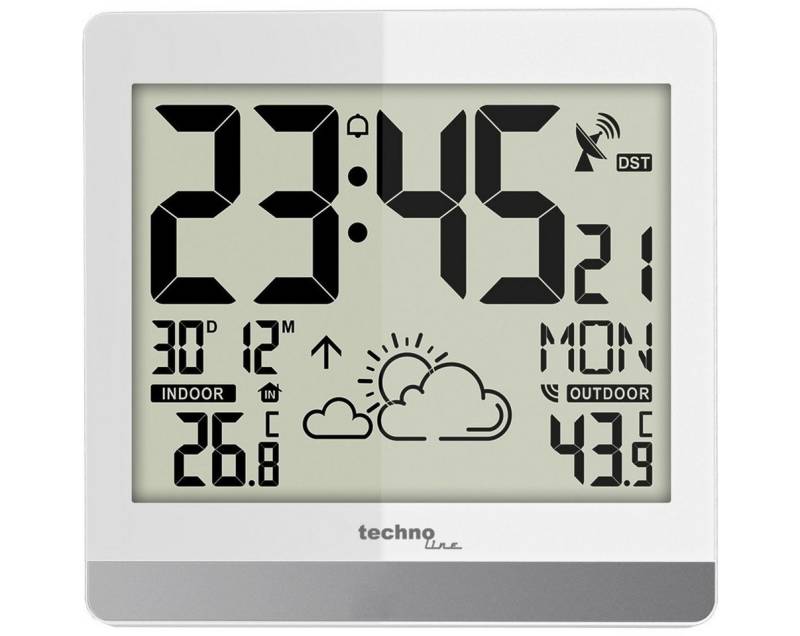 technoline Wanduhr Technoline Funkwanduhr WS 8119 technoline Wanduhr Technoline Funkwanduhr WS 8119 von technoline