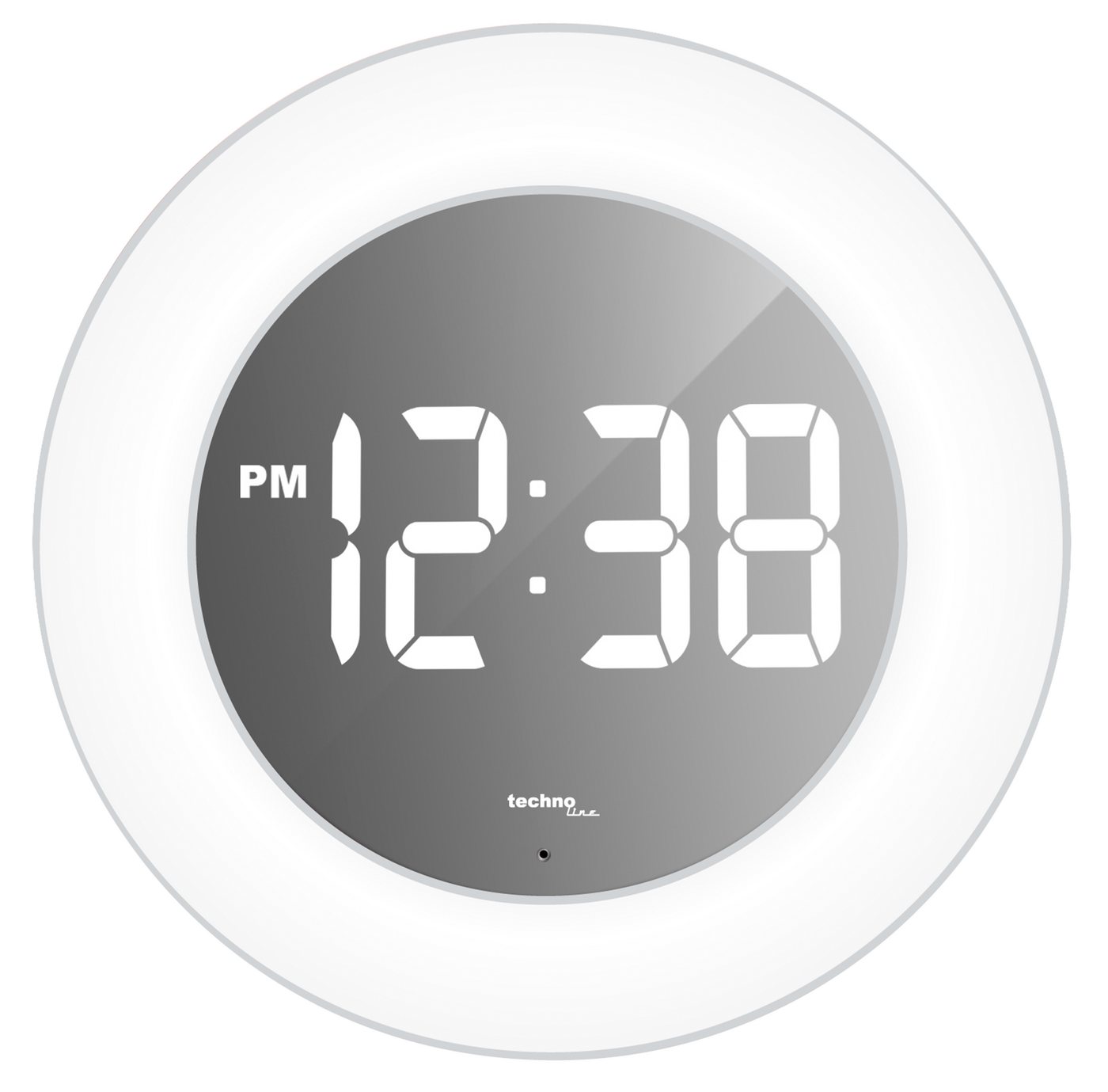 technoline Wanduhr WS 8086 (mit Stimmungslicht und Klatschschalter) von technoline