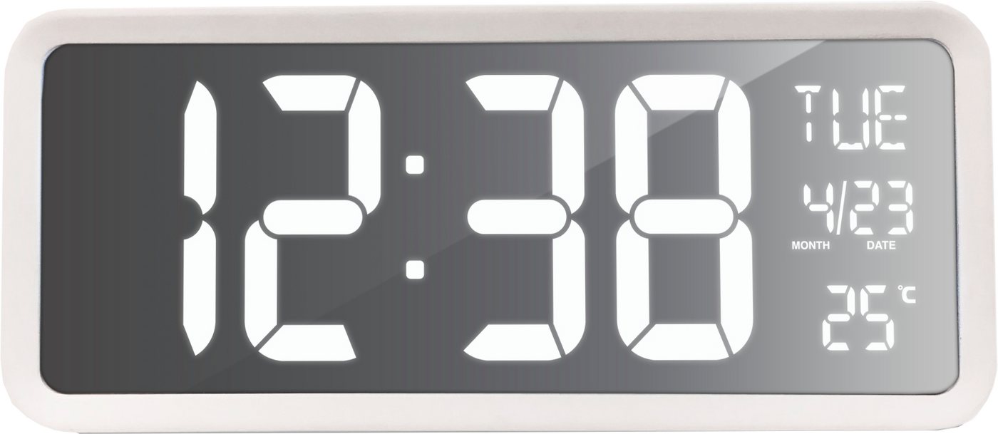 technoline Wanduhr WS 8130 (mit großer LED-Anzeige) von technoline