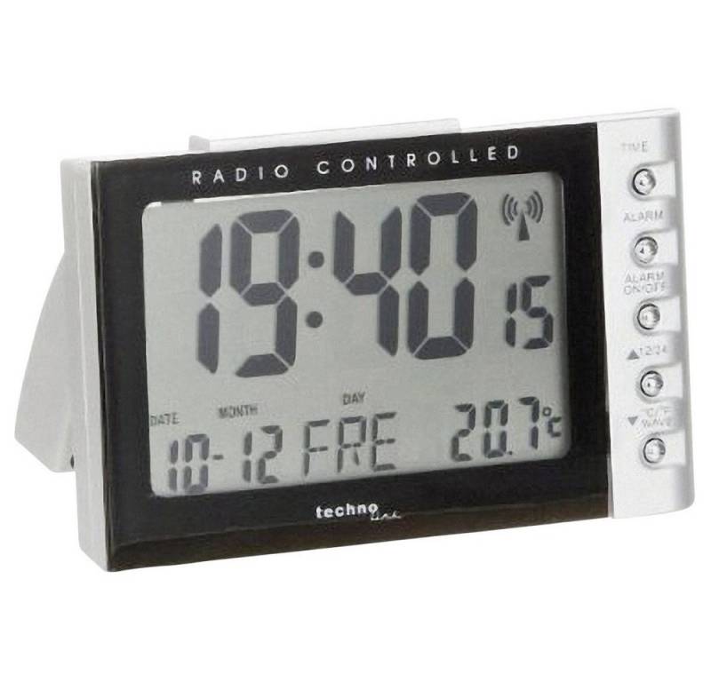Techno Line Wecker Techno Line WT 188 Funk Wecker Silber, Schwarz Alarmzeiten 1 von Techno Line