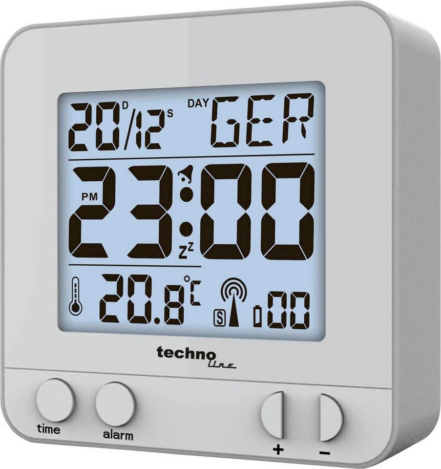 technoline Radiowecker Technoline WT 235 Uhren/Wecker Silber technoline Radiowecker Technoline WT 235 Uhren/Wecker Silber von technoline