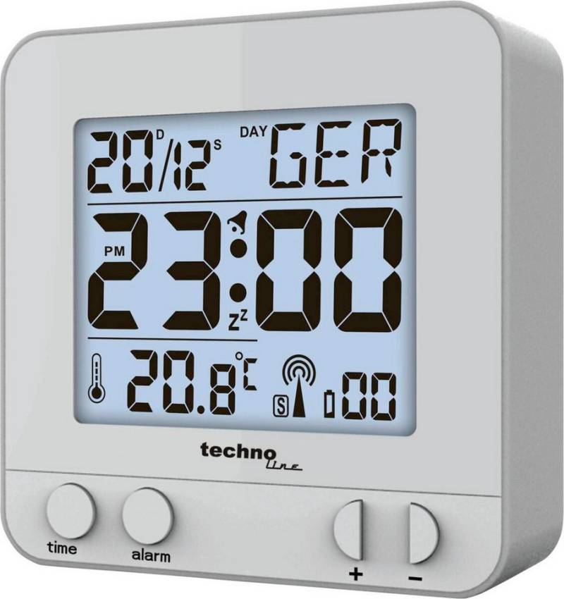 technoline Radiowecker Technoline WT 235 Uhren/Wecker Silber technoline Radiowecker Technoline WT 235 Uhren/Wecker Silber von technoline