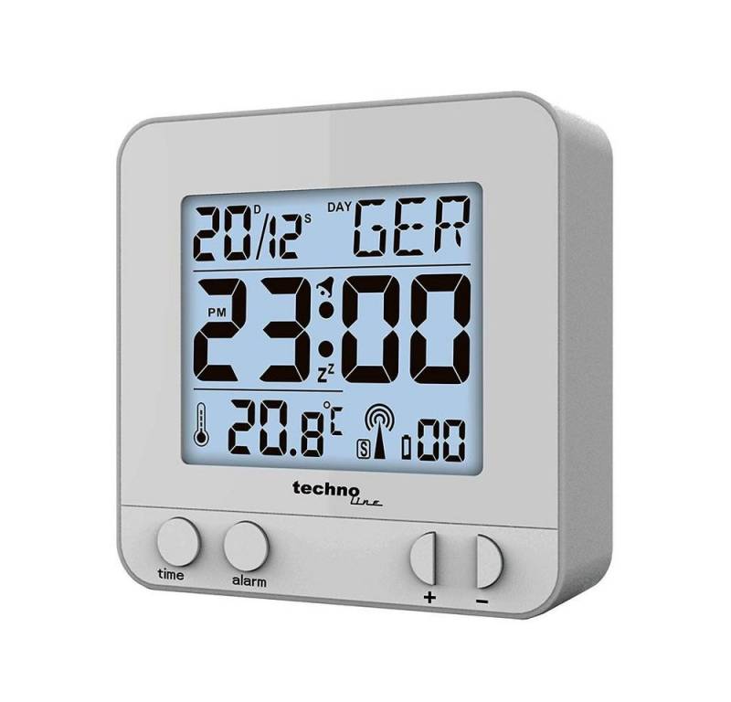technoline Wecker WT 235 Funkwecker silber technoline Wecker WT 235 Funkwecker silber von technoline