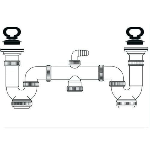 hidrotecnoagua Water – Geruchverschluss doppelt ausziehbaren Ventile t-49 Durchmesser 85 1.1/2 " von tecnoagua