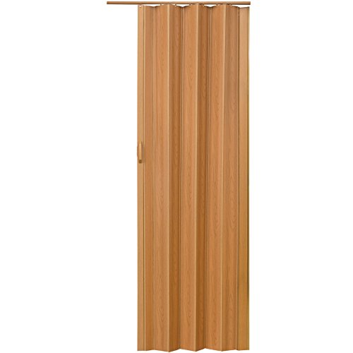 tectake® Falttür 80x203cm Falttüren Schiebetür Falt Tür Faltwand Nischentür Schiebetür Falttüre - diverse Farben - (Nussbaum | Nr. 400958) von tectake