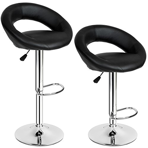 tectake 800178 Barhocker, Tresenhocker, stufenlos höhenverstellbar - Diverse Modelle - (2X Christian | Nr. 401560) von tectake