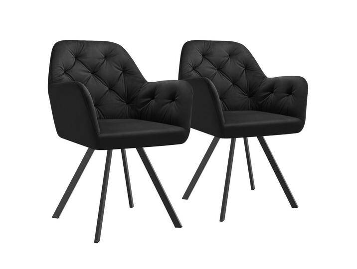 tectake ARMLEHNSTUHL, Schwarz, Kunststoff, 58x87x58 cm, Esszimmer, Stühle, Esszimmerstühle, Armlehnenstühle von tectake