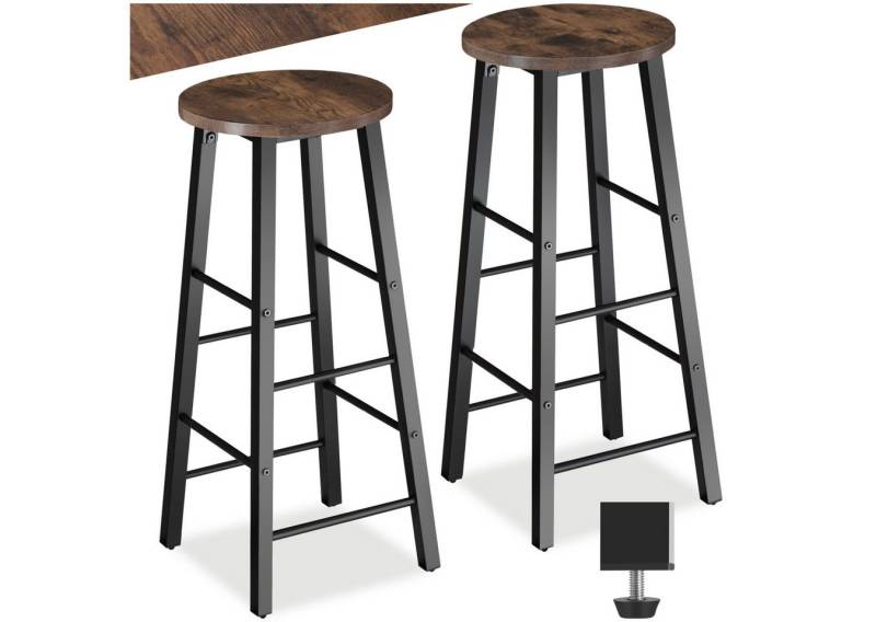 tectake Barhocker 2er Set Barhocker, Industrial Style von tectake