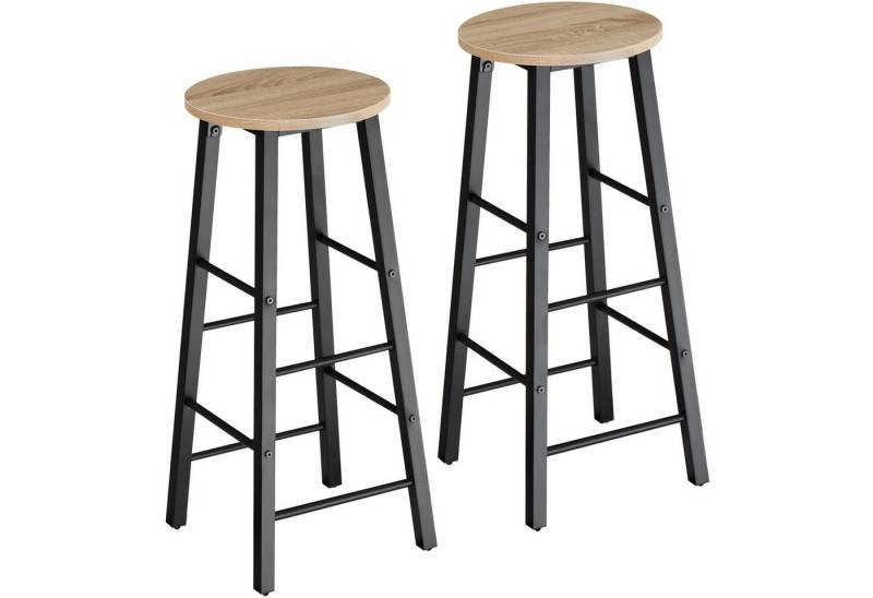 tectake Barhocker 2er Set Barhocker, Industrial Style von tectake