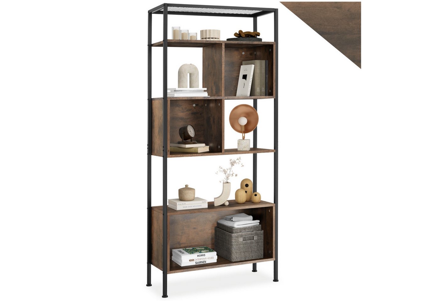 tectake Bücherregal Regal, Set 1-tlg., Industrial Style tectake Bücherregal Regal, Set 1-tlg., Industrial Style von tectake