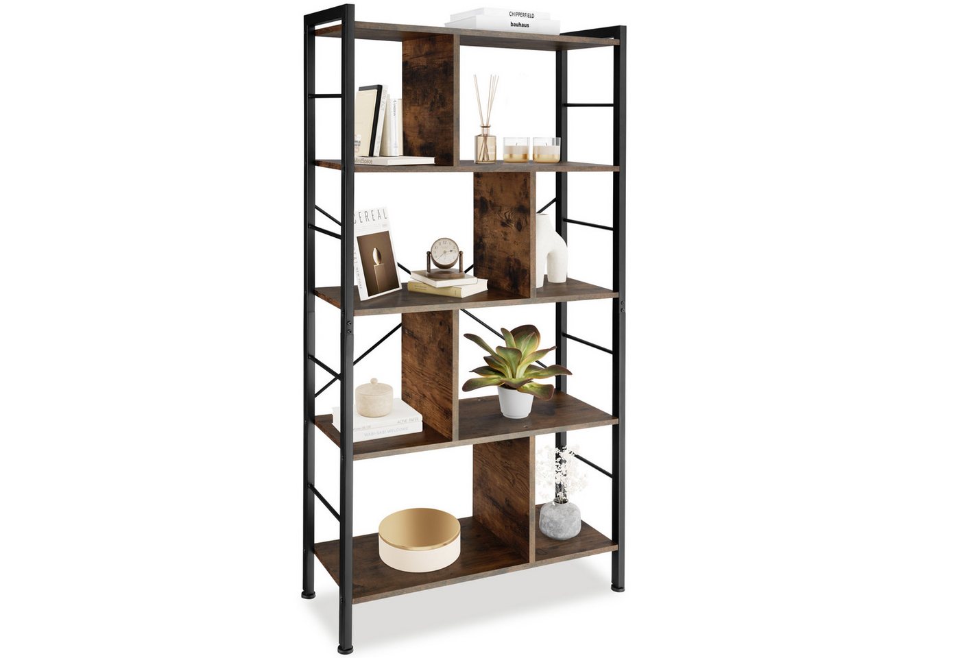 tectake Bücherregal Regal, Set 1-tlg., Industrial Style tectake Bücherregal Regal, Set 1-tlg., Industrial Style von tectake