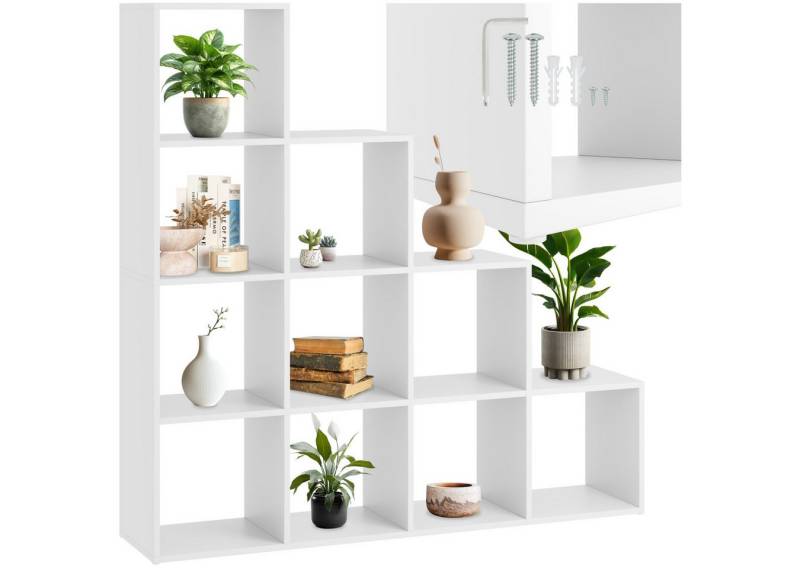 tectake Bücherregal Talisa, Set 1-tlg., praktisches Würfeldesign von tectake