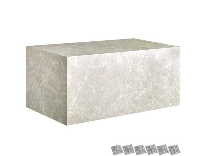 tectake COUCHTISCH, Beige, Holz, Quadratisch, 90x40x50 cm, Wohnzimmer, Wohnzimmertische, Couchtische von tectake