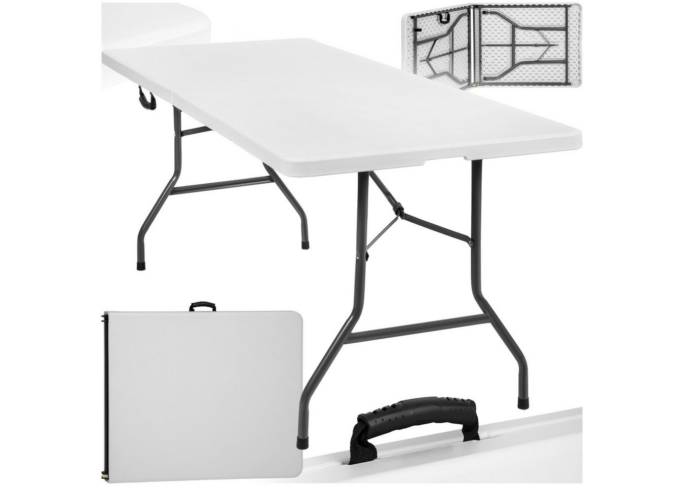 tectake Campingtisch (1-St., 1 tlg), Einfach Auf- und Abbaubar von tectake